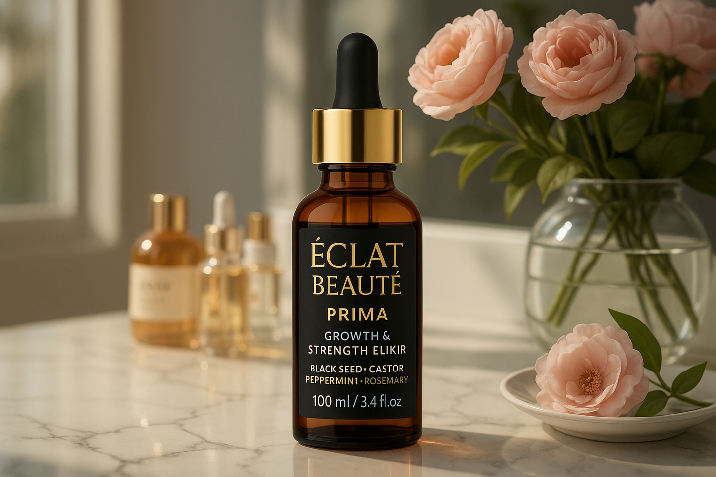 ÉCLAT PRIMA – Growth & Strength Hair Elixir | ÉCLAT Beauté