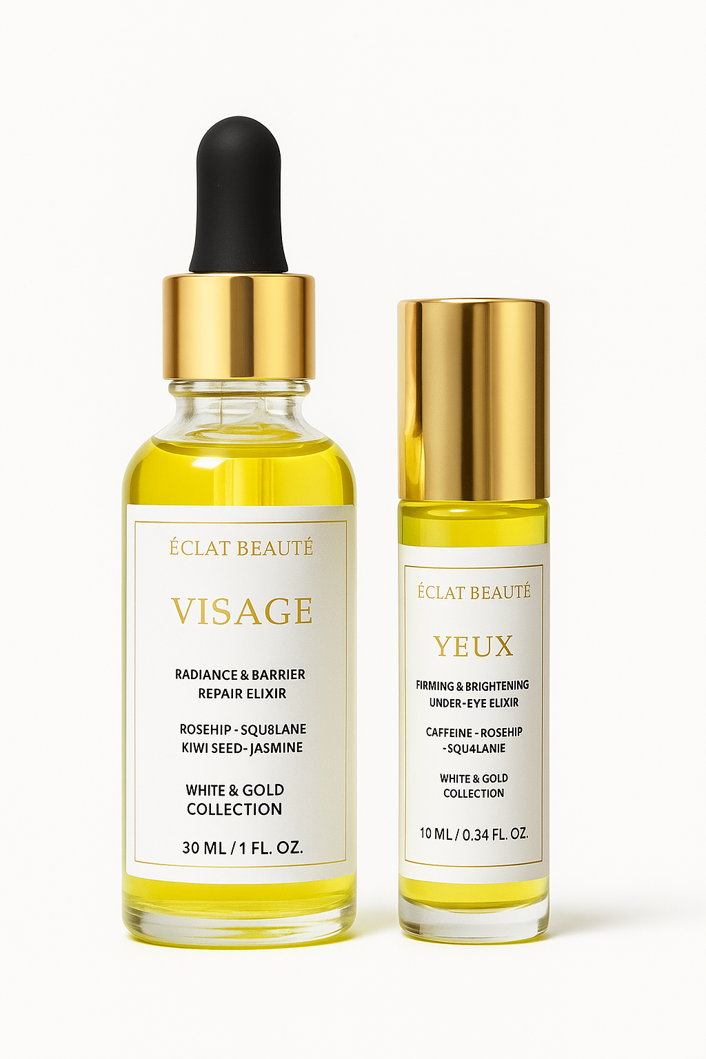 ÉCLAT Radiance Duo – Face & Eye Elixirs | ÉCLAT Beauté